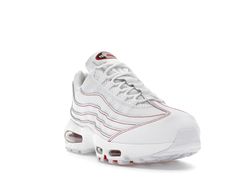 Nike Air Max 95 OG Big Bubble White University Red - White/University Red/Wolf Grey - IB7936-100 - 06