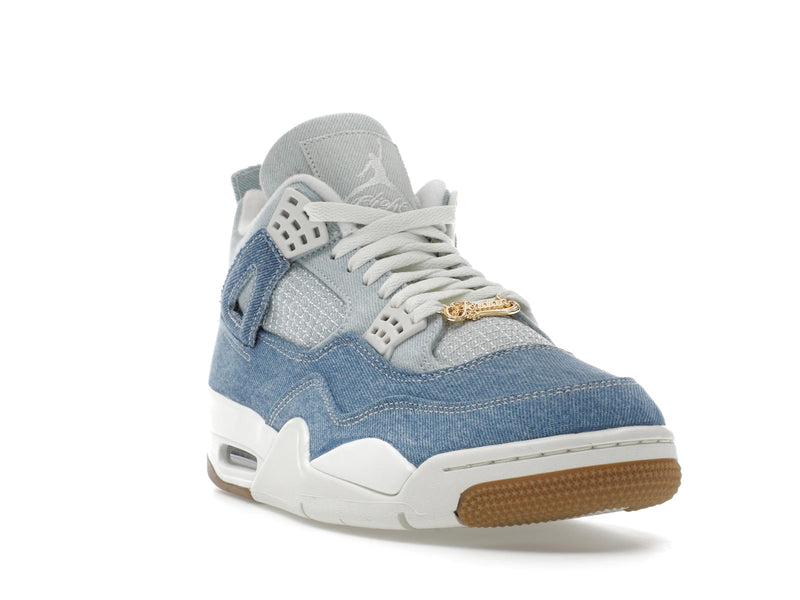 Air Jordan 4 Retro Tex Denim Worn Blue - Sail/Gum Light Brown-Worn Blue-Sail-Metallic Gold - IB6716-100 - 06