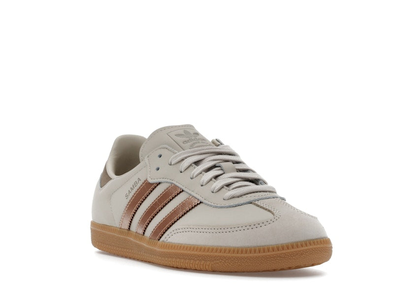 Adidas Samba OG Clear Brown Copper Metallic Putty Beige - Clear Brown/Copper Metallic/Putty Beige - JR7341 - 06
