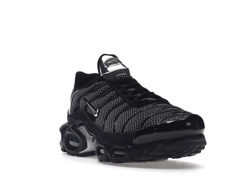 Nike Air Max Plus Black Suede Silver (Women's) - Black/Black/Silver - DQ0850-001 - 06