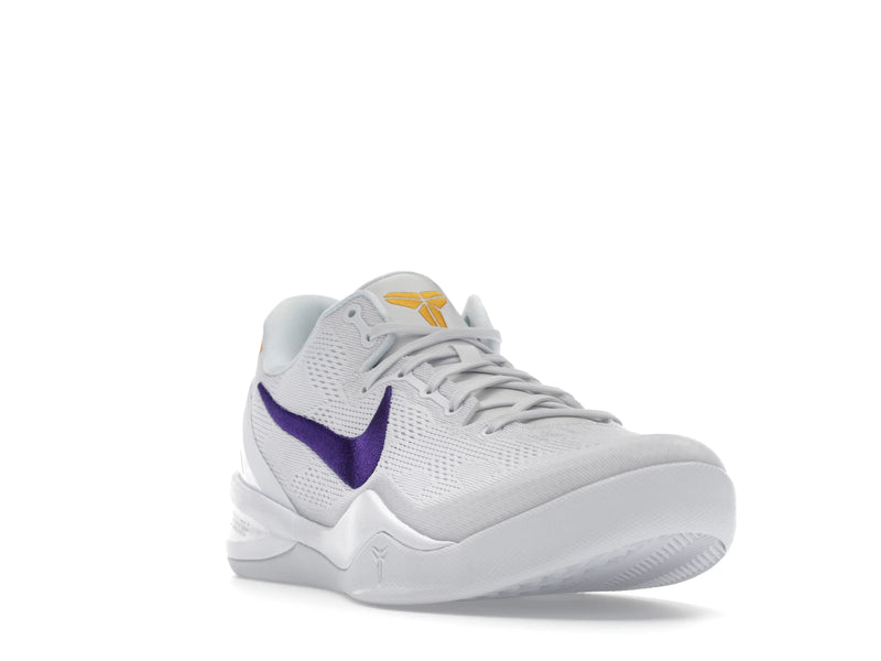 Nike Kobe 8 Protro Lakers Home - White/Court Purple/University Gold - HF9550-100 - 06
