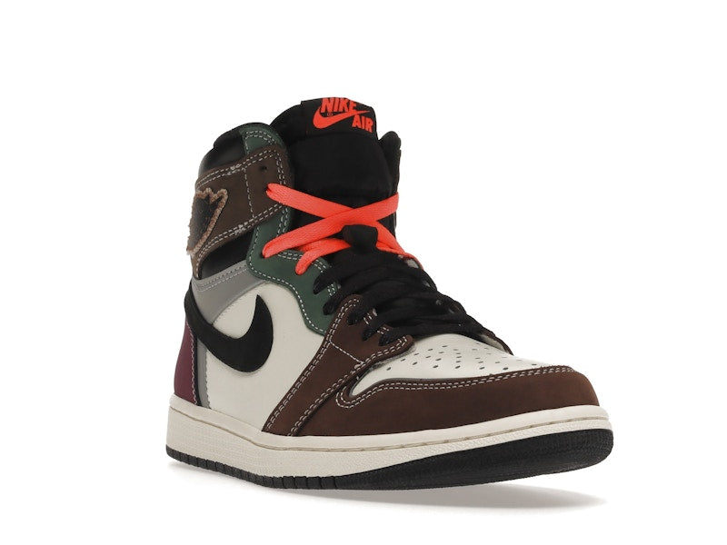 Air Jordan 1 Retro High OG Hand Crafted - Black/Archaeo Brown-Dark Chocolate - DH3097-001 - 06