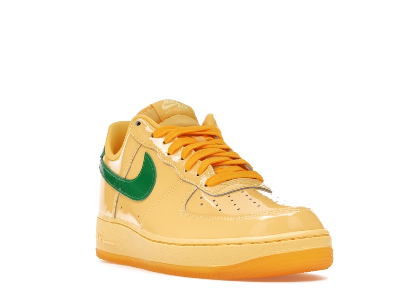 Nike Air Force 1 Low Patent Leather Topaz Gold Pine Green - Ansicht 7