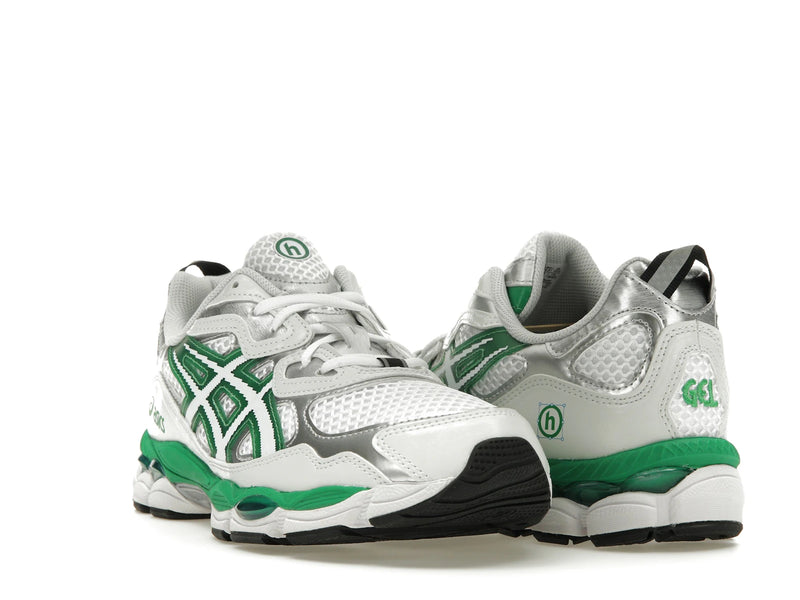 Asics Gel Nyc Hidden Ny - White/Green-Metallic Silver - 1201B001-100 - 06