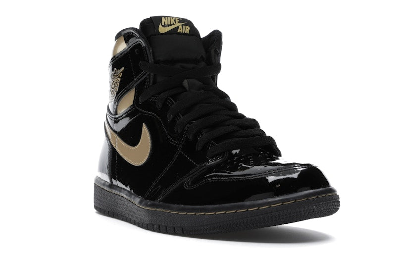 Air Jordan 1 Retro High Black Metallic Gold (2020) - Black/Black-Metallic Gold - 555088-032 - 06