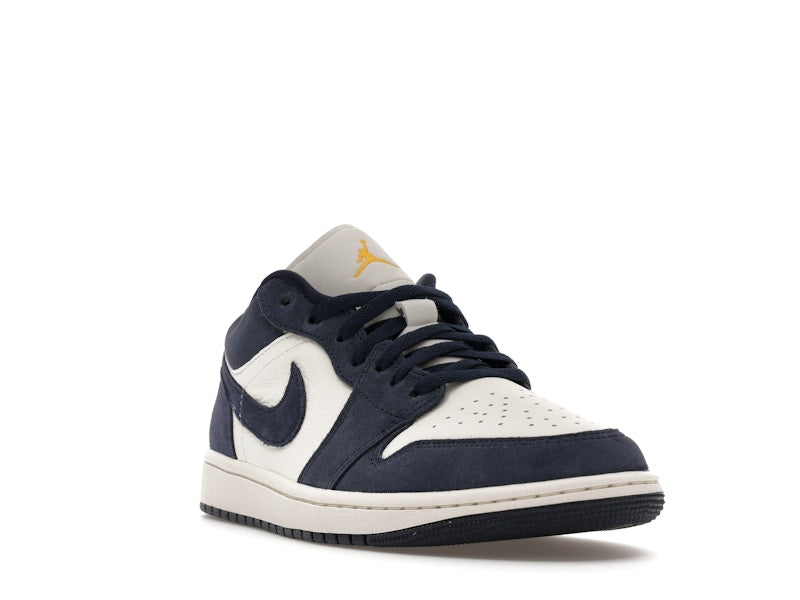 Air Jordan 1 Low SE Obsidian Suede - Obsidian/University Gold/Chile Red/Obsidian - IO7448-400 - 06