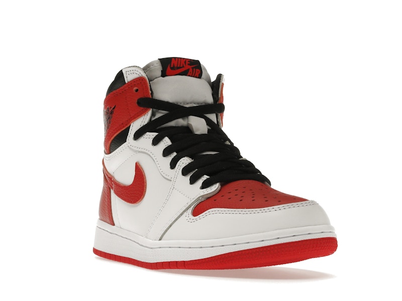 Air Jordan 1 Retro High OG Heritage - White/University Red-Black - 555088-161 - 06