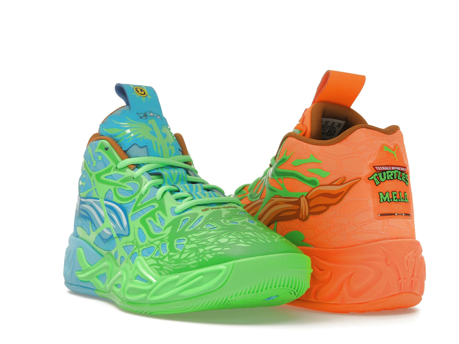 Puma Lamelo Ball Mb04 Teenage Mutant Ninja Turtles Leonardo And Michelangelo - view 6