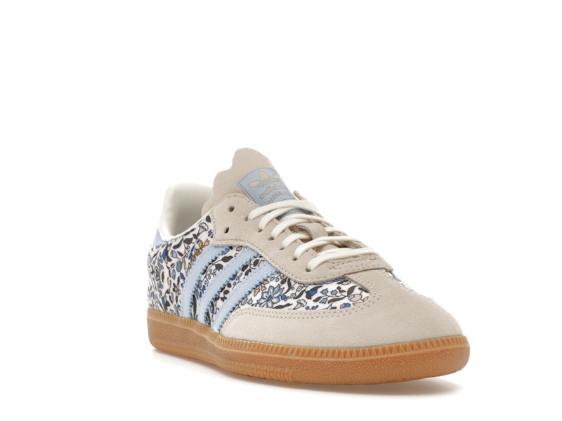 adidas Samba OG Liberty London Blue Floral (GS) - Blue/Off White/Gum - JP8080 - 06