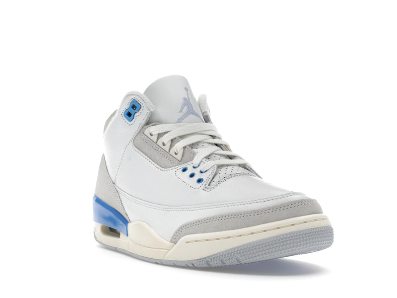 Air Jordan 3 Retro Lucky Shorts - Summit White/Hydrogen Blue-Legend Blue-Photon Dust-Pure Platinum-Sail - CT8532-101 - 06