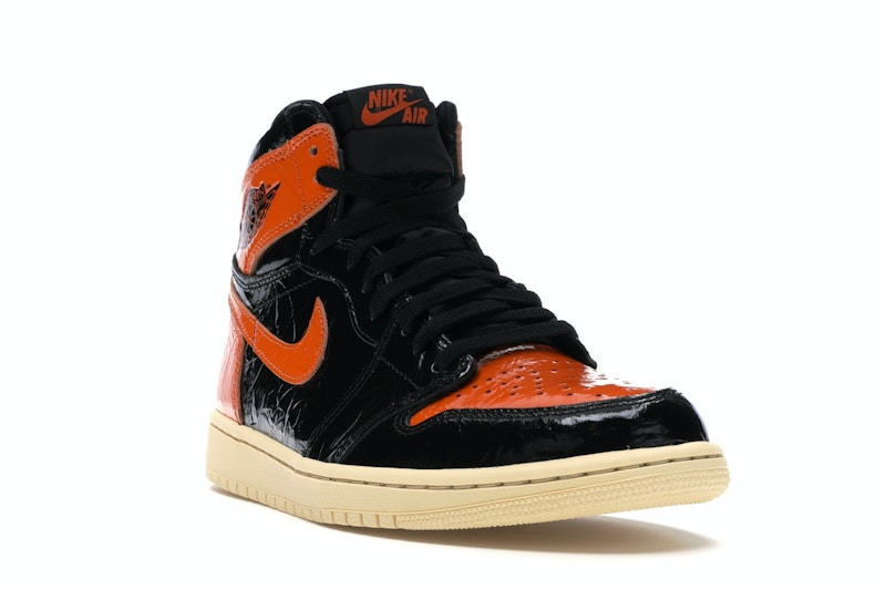 Air Jordan 1 Retro High Shattered Backboard 3 - Black/Pale Vanilla-Starfish - 555088-028 - 06