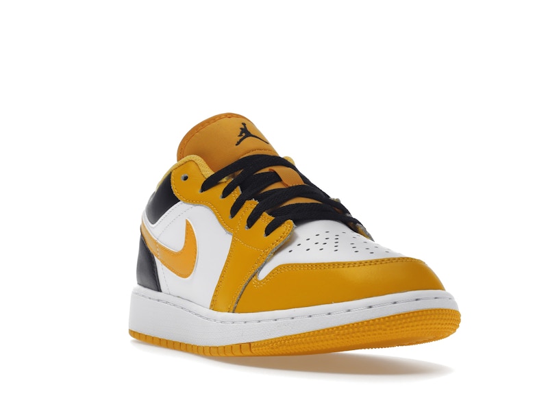 Air Air Jordan 1 Low University Gold White (GS) - Taxi/White/Black - 553560-701 - 06