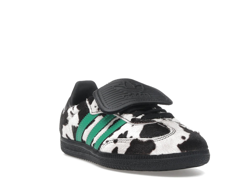 Adidas Samba Lt Cow Print Black White - Black/White/Collegiate Green - JS3930 - 06