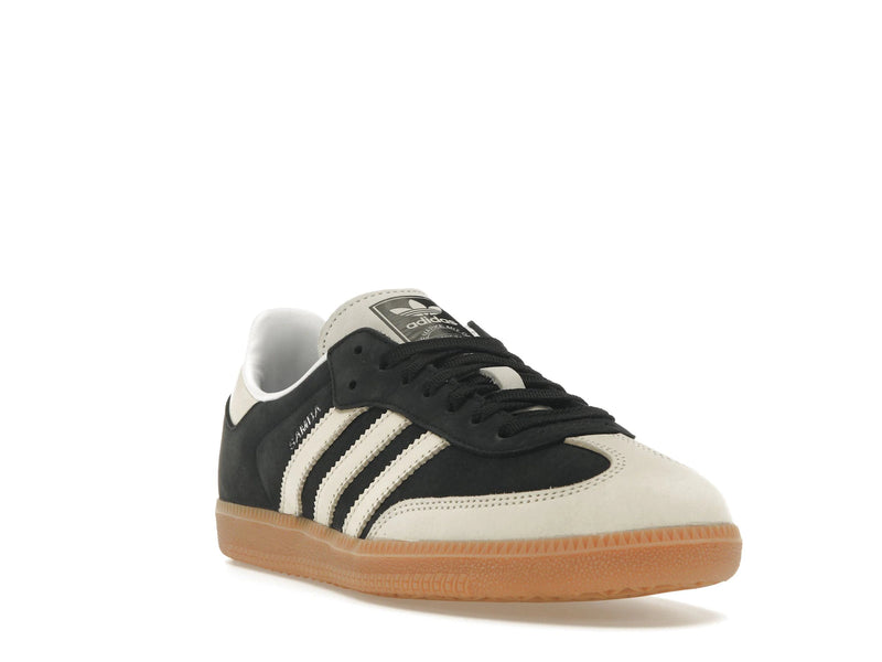 Adidas Samba OG Black Wonder White Womens - Core Black/Wonder White/Silver Metallic - IE5836 - 06