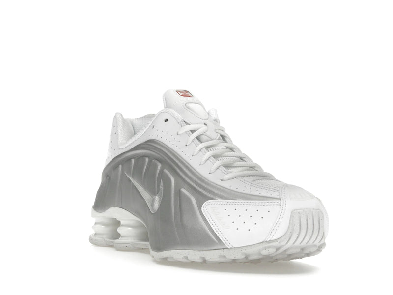 Nike Shox R4 White Bright Crimson Metallic Silver - White/White/Bright Crimson/Metallic Silver - HQ1988-101 - 06