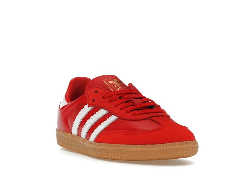 adidas Samba OG Better Scarlet (Women's) - White/Better Scarlet/Gum - IE6524 - 06