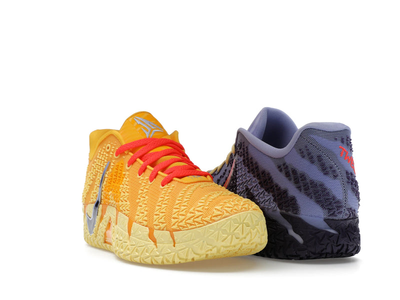 Nike JA 3 Hustle And Flow - Soft Yellow/Purple Dynasty/Volt Tint/Light Thistle/Bright Crimson - HF2793-700 / HF2794-700 - 06