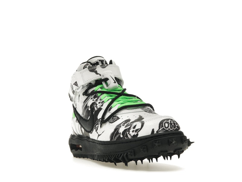 Nike Air Force 1 Mid SP Off White Grim Reaper - White/Black-White-Green - DR0500-102 - 06