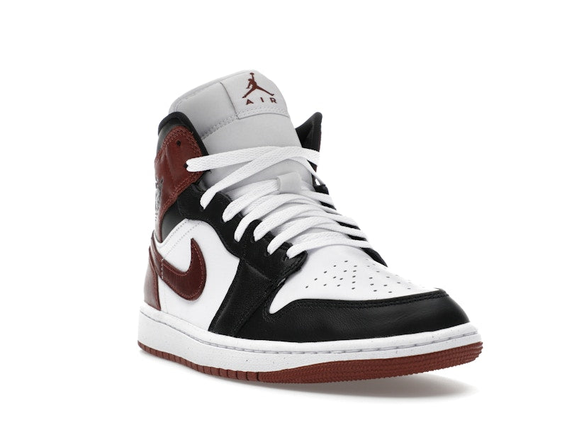 Air Jordan 1 Mid SE Dark Pony - White/Black/Dark Pony - HF3216-102 - 06