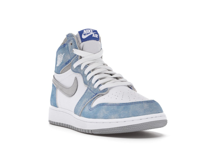 Air Jordan 1 Retro High Hyper Royal Smoke Grey (GS) - Hyper Royal/Light Smoke Grey-White - 575441-402 - 06