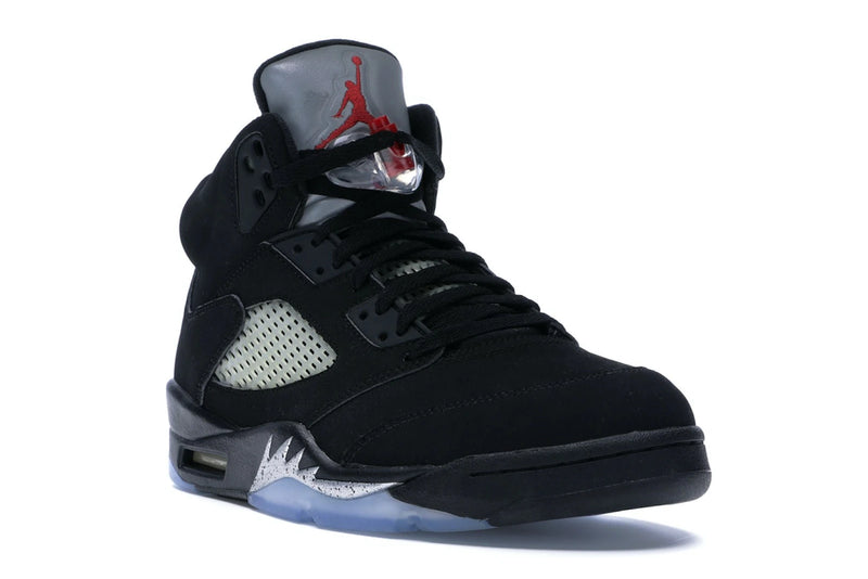 Jordan 5 Retro Black Metallic (2016) - Black/Fire Red-Metallic Silver-White - 845035-003 - 06