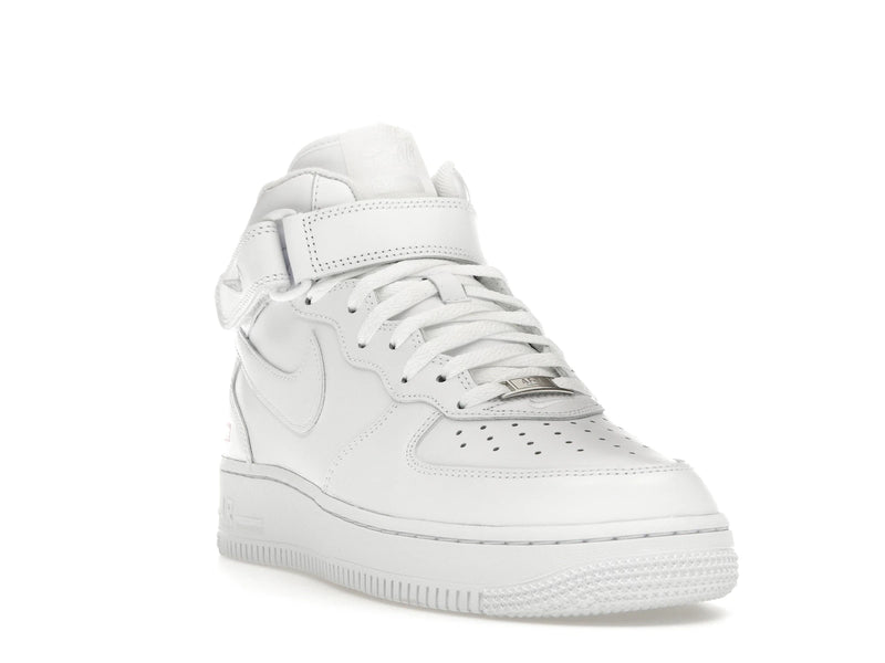 Nike Air Force 1 Mid Supreme White - White/White-White - FZ8784-100 - 06