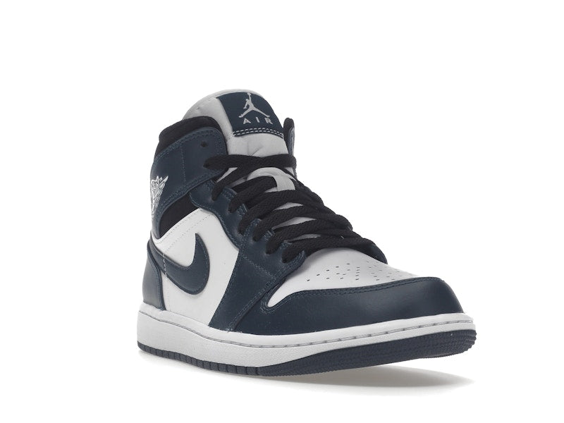 Air Jordan 1 Mid Dark Teal - Armory Navy/White-Black - 554724-411 - 06