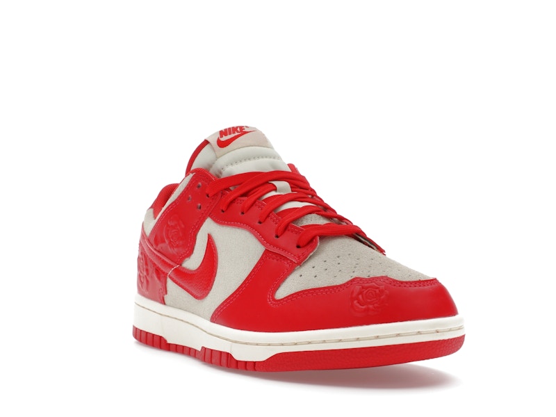 Nike Dunk Low Red Roses (Women's) - Coconut Milk/University Red/Pale Ivory - HF1986-100 - 06