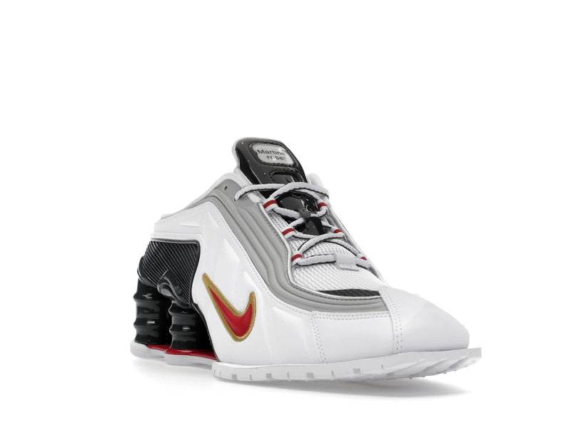 Nike Shox Mr4 Mule Martine Rose Metallic Platinum Varsity Red - White/Varsity Red/Metallic Platinum/Dark Charcoal - IM5420-100 - 06