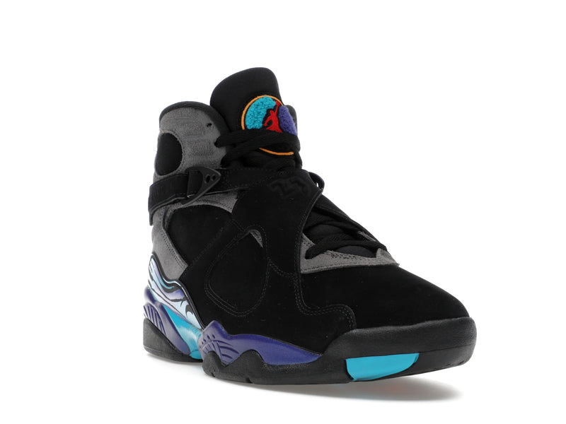 Air Jordan 8 Retro Aqua (2025) - Black/True Red-Iron Grey-Bright Concord-Aquatone - 305381-006 - 06
