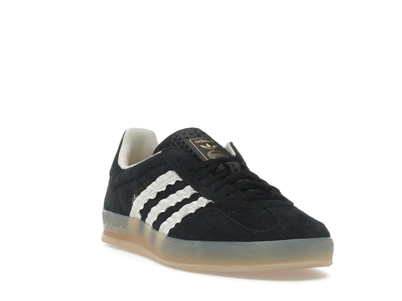 adidas Gazelle Indoor Core Black Cream White Gum (Women's) - Core Black/Cream White/Gum - JS1412 - 06