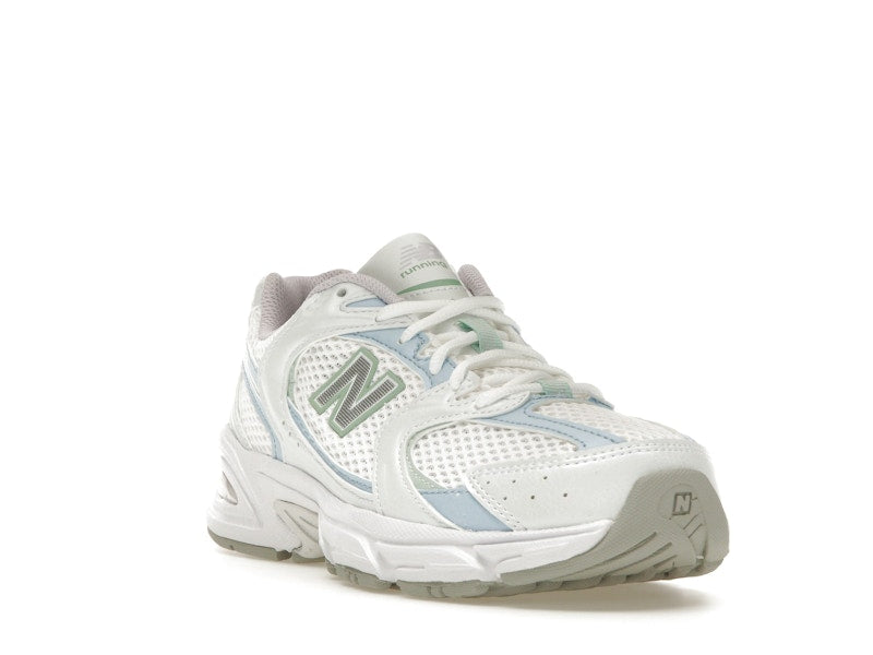 New Balance 530 White Light Chrome Blue Clay Ash - White/Light Chrome Blue/Clay Ash - MR530PC - 06