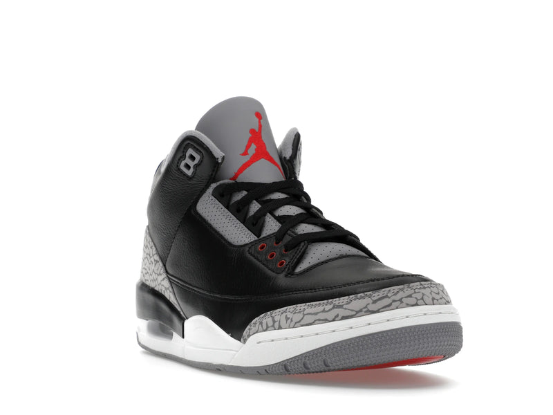 Air Jordan 3 Retro Black Cement (2024) - Black/Fire Red/Cement Grey/Sail - DN3707-010 - 06