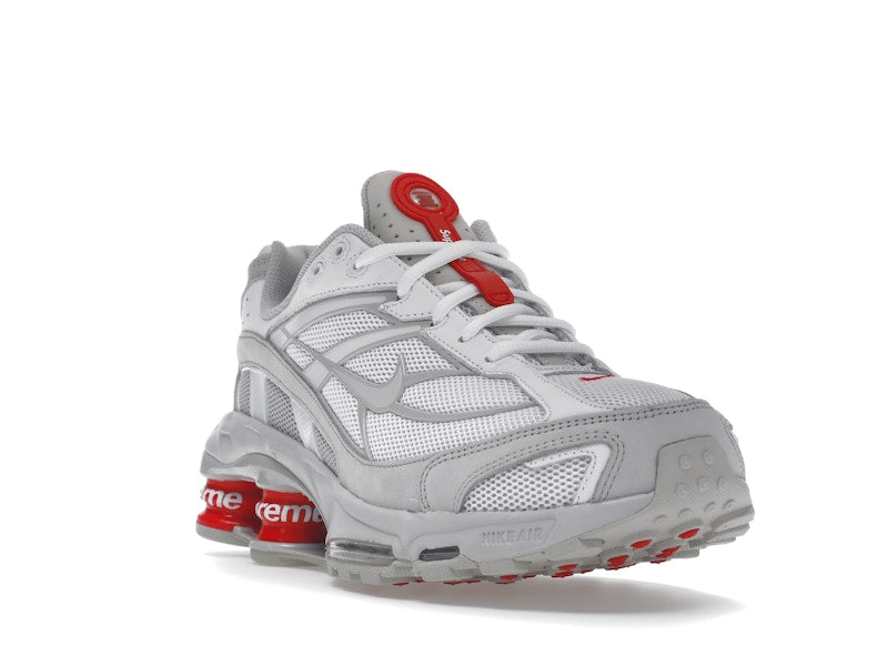 Nike Shox Ride 2 Supreme White Grey Fog - White/Grey Fog-Flat Platinum - DN1615-100 - 06
