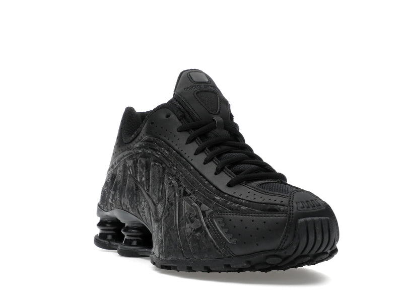 Nike Shox R4 Black Floral - Black/Dark Smoke Grey - HV0934-002 - 06