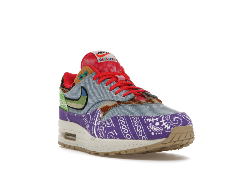 Nike Air Max 1 SP Concepts Denim Paisley - Wild Violet/Multi-Color-Sail - (Special Box) DN1803-500 - 06