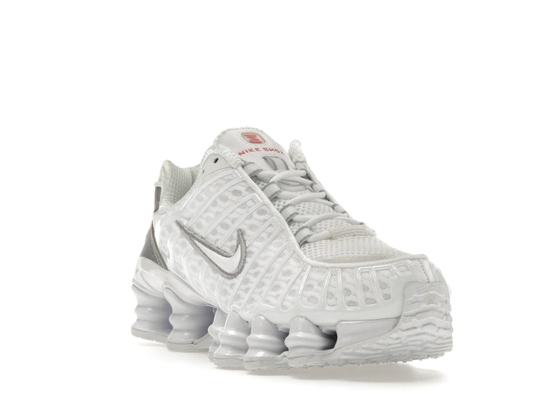 Nike Shox Tl White Metallic Silver (W) - White/Metallic Silver-Max Orange-White - AR3566-100 - 06