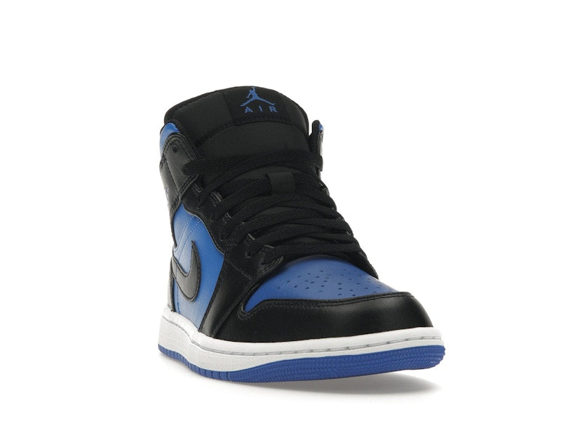 Air Jordan 1 Mid Black Royal Metallic - Black/Black/White/Royal Blue - DQ8426-042 - 07
