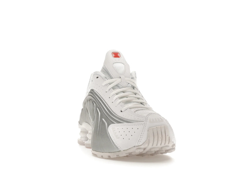 Nike Shox R4 White Metallic (W) - White/White-Metallic Silver-Max Orange - AR3565-101 - 07