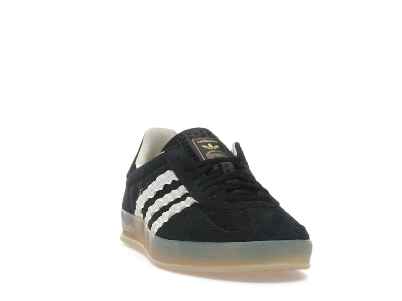 adidas Gazelle Indoor Core Black Cream White Gum (Women's) - Core Black/Cream White/Gum - JS1412 - 07