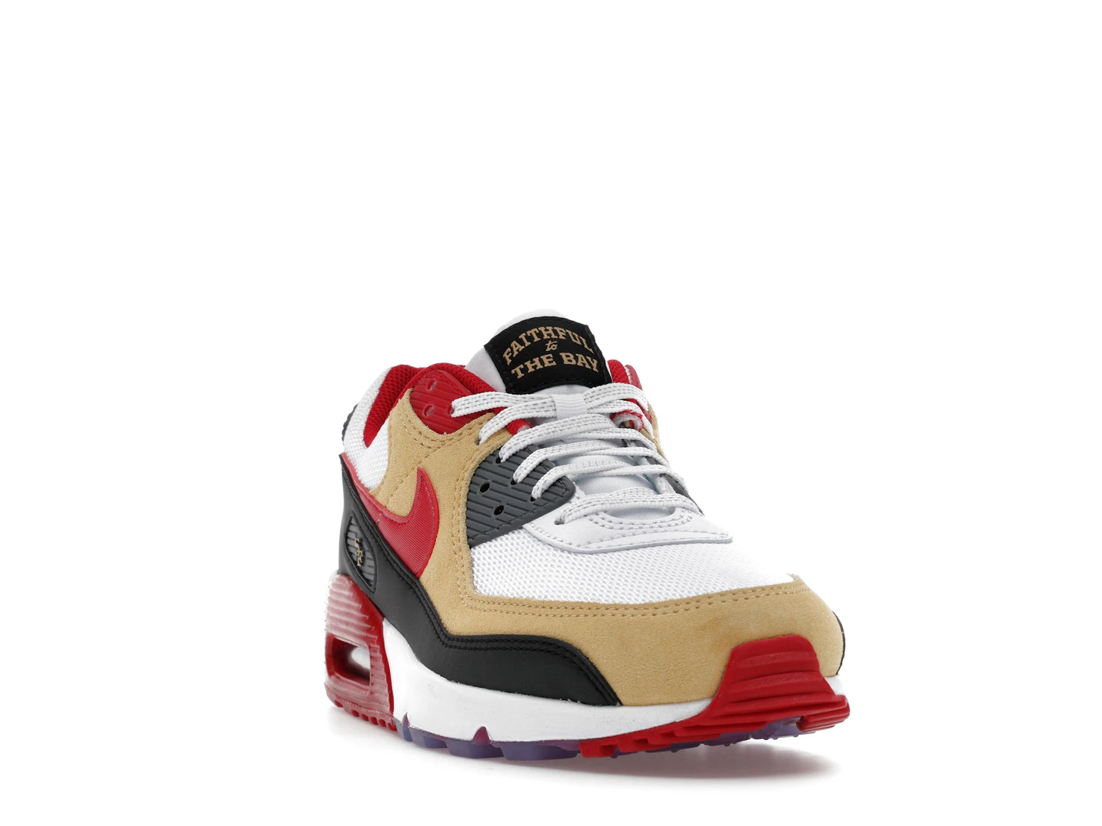 Nike Air Max 90 San Francisco 49ers - White/Gym Red/Black - II7588-100 - 07
