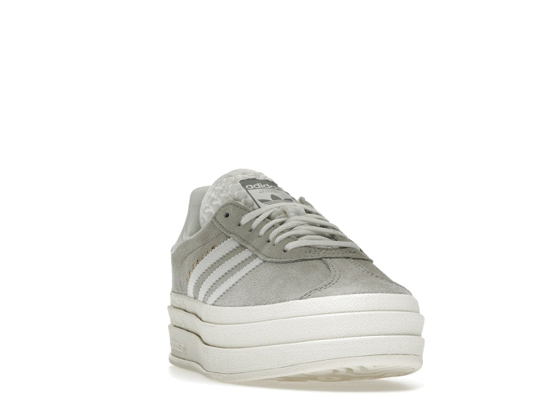 adidas Gazelle Bold Grey White (Women's) - Grey Two/Footwear White/Core White - HQ6893 - 07