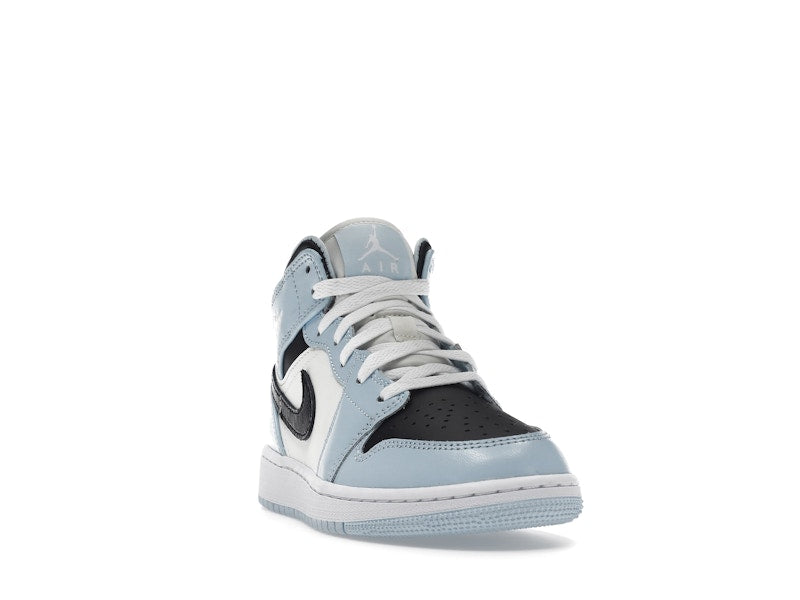 Air Jordan 1 Mid Ice Blue (GS) - Ice Blue/Black-Sail-White - 555112-401 - 07