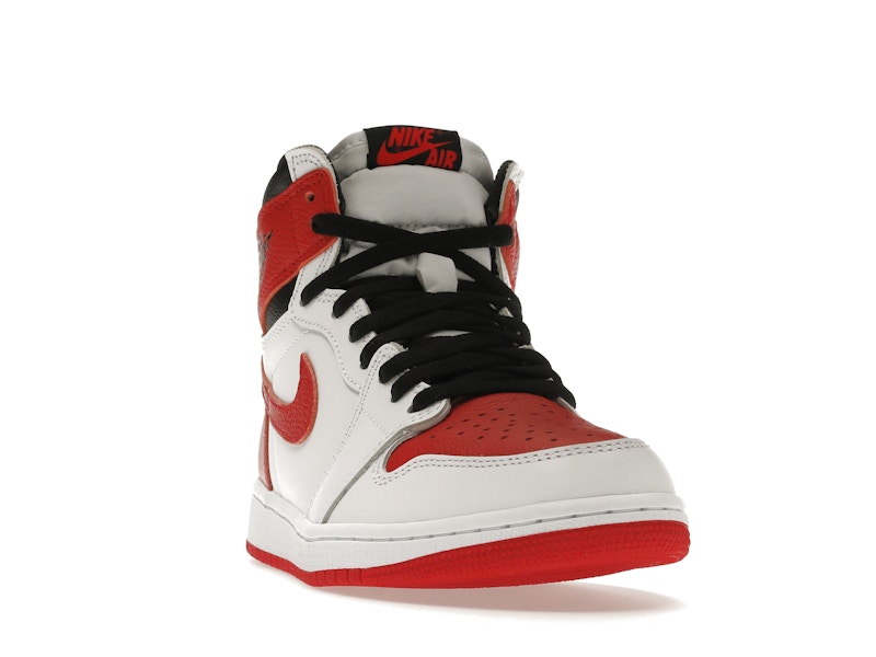 Air Jordan 1 Retro High OG Heritage - White/University Red-Black - 555088-161 - 07