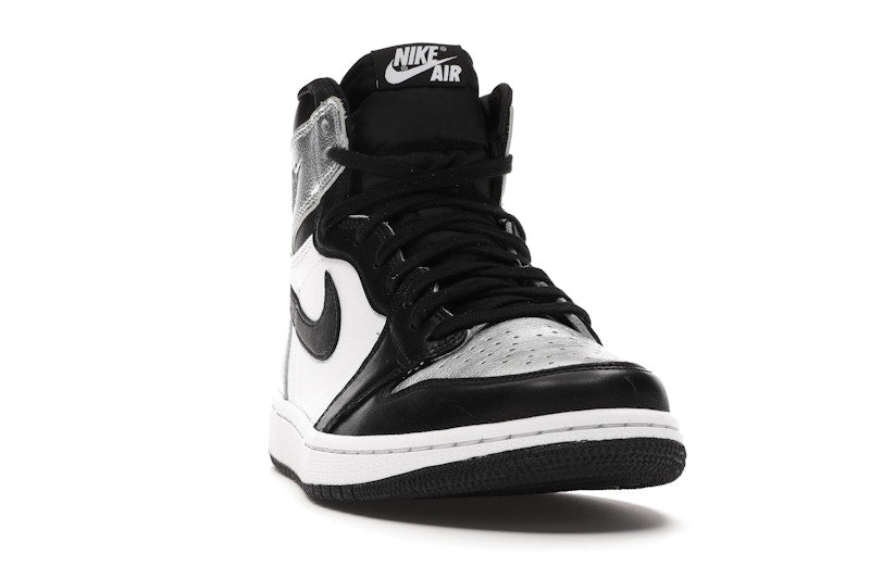 Air Jordan 1 Retro High Silver Toe (W) - Black/Metallic Silver-White-Black - CD0461-001 - 07