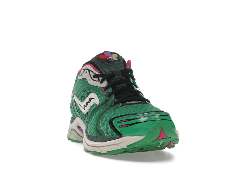 Saucony Progrid Triumph 4 Jae Tips Flowers Grow Uptown Sugar Maple - Green/Pink/Multi-Color - S70966-4 - 07