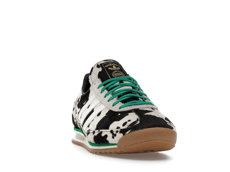 adidas SL 72 OG Cow Print Black White (Women's) - Core Black/Off White/Court Green - JR1639 - 07
