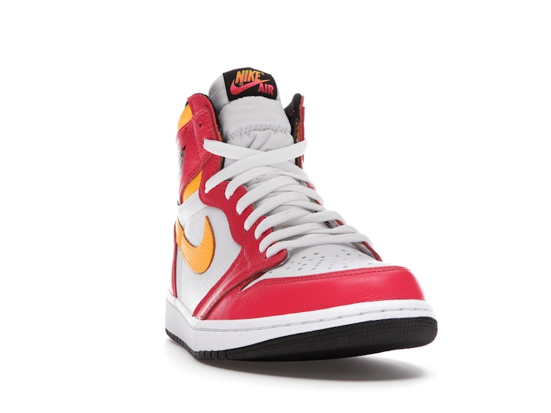 Air Jordan 1 Retro High OG Light Fusion Red - Light Fusion Red/White-Laser Orange-Black - 555088-603 - 07