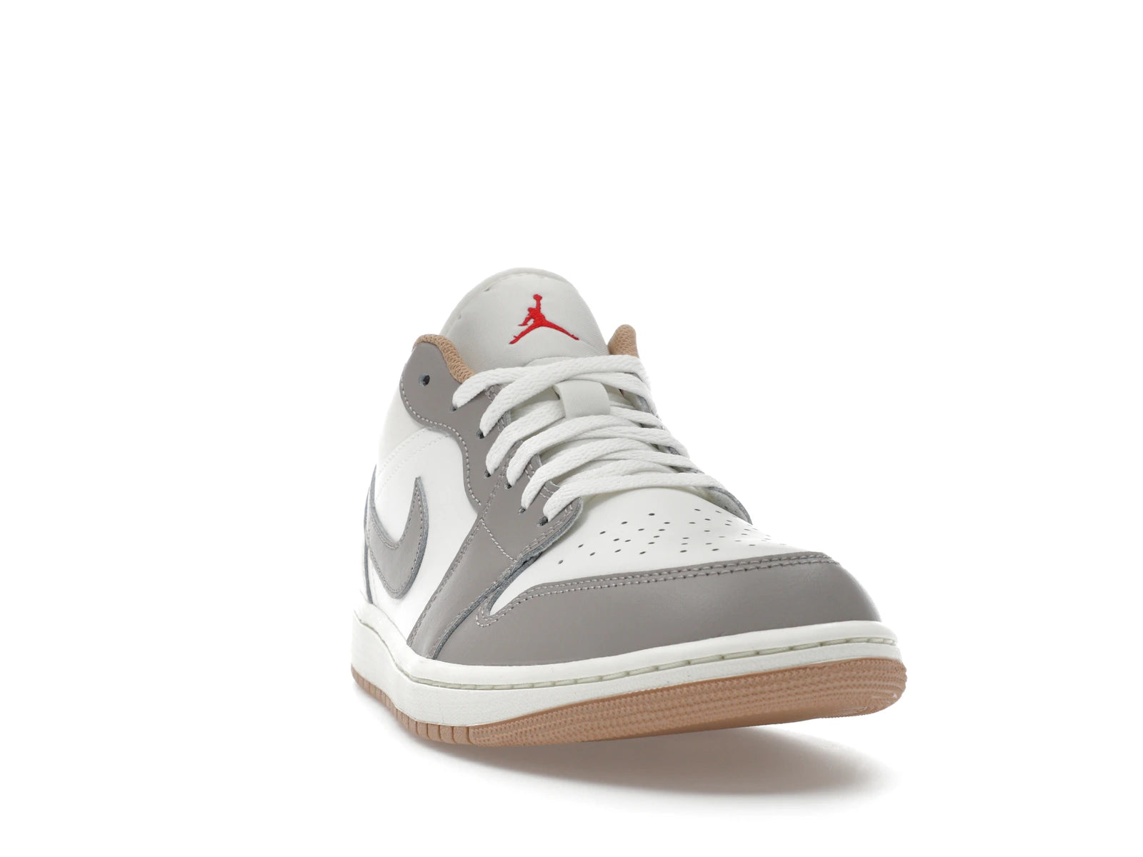 Air Jordan 1 Low Sail College Grey Rattan - Sail/College Grey/Hemp/Fire Red - 553558-169 - 07
