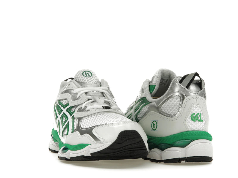 Asics Gel Nyc Hidden Ny - White/Green-Metallic Silver - 1201B001-100 - 07